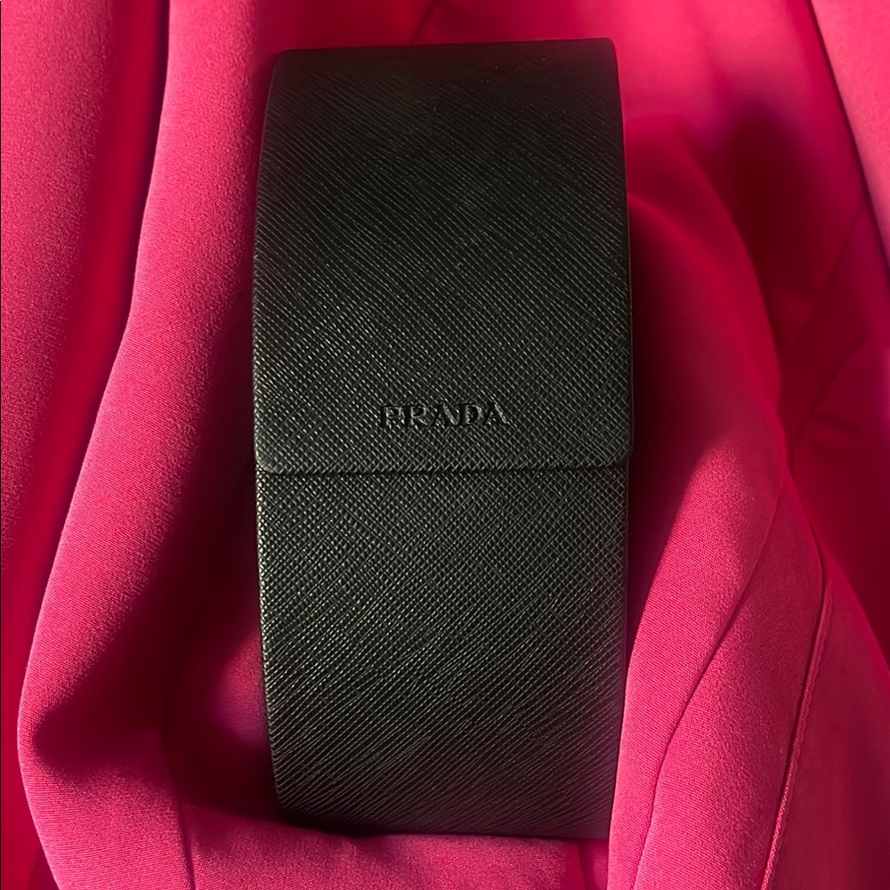 Prada Black Men's Glasses Case